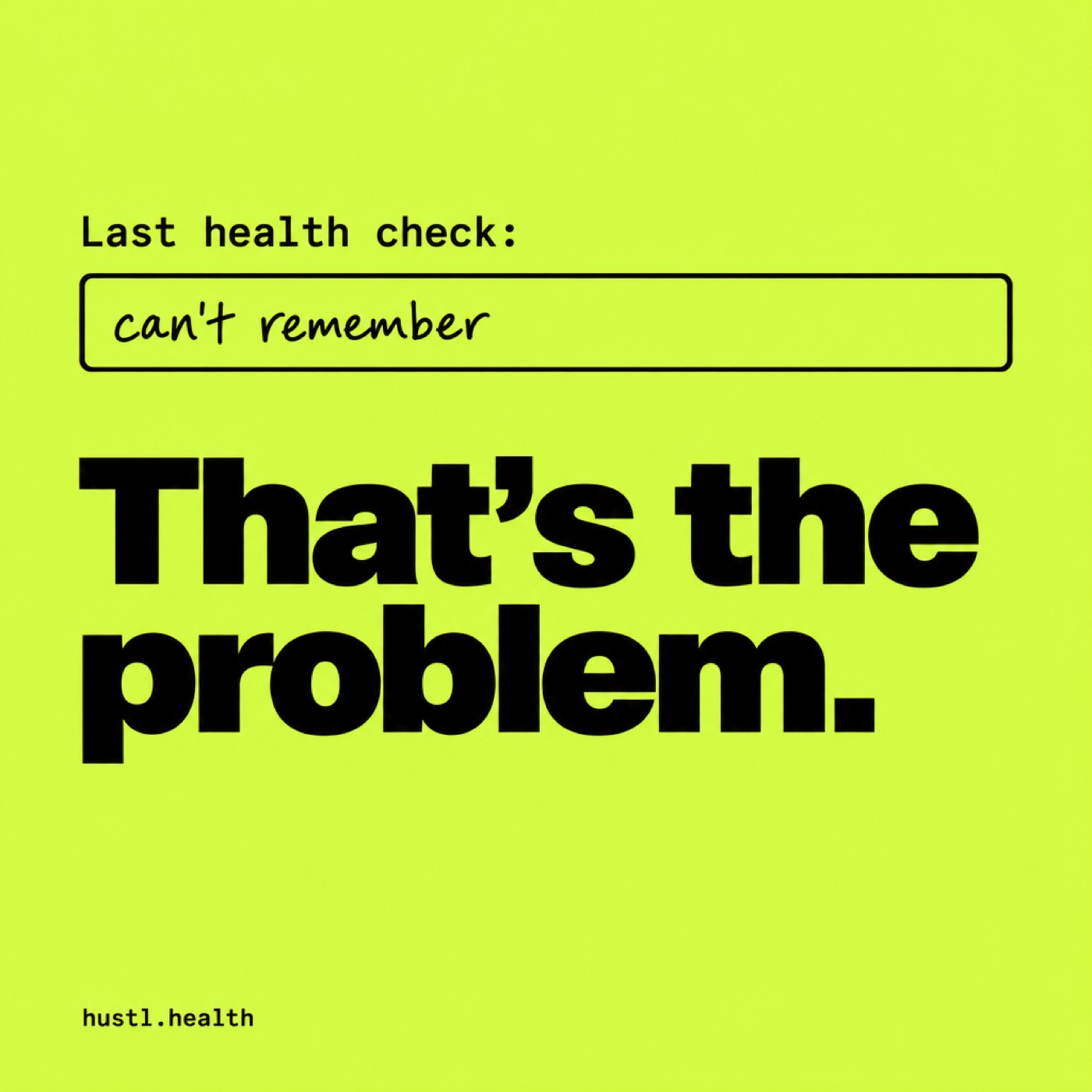 Last health check / 1:1