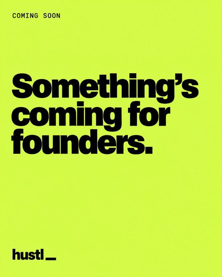 Something's coming for founders.