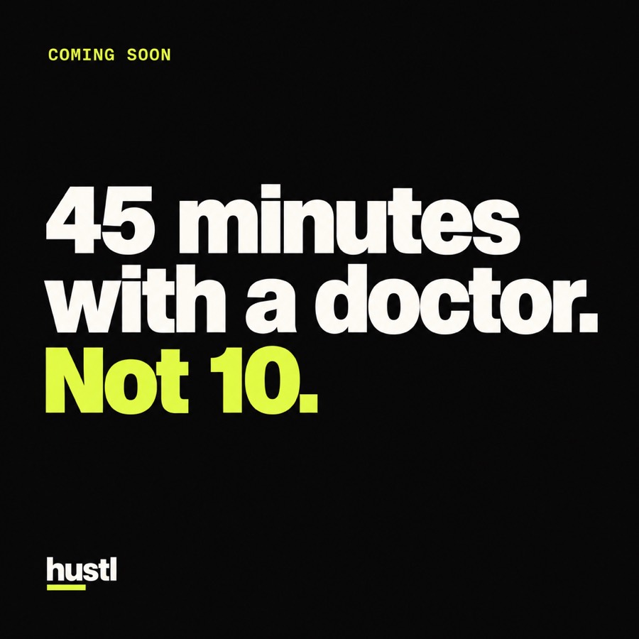 45 minutes with a doctor. Not 10.