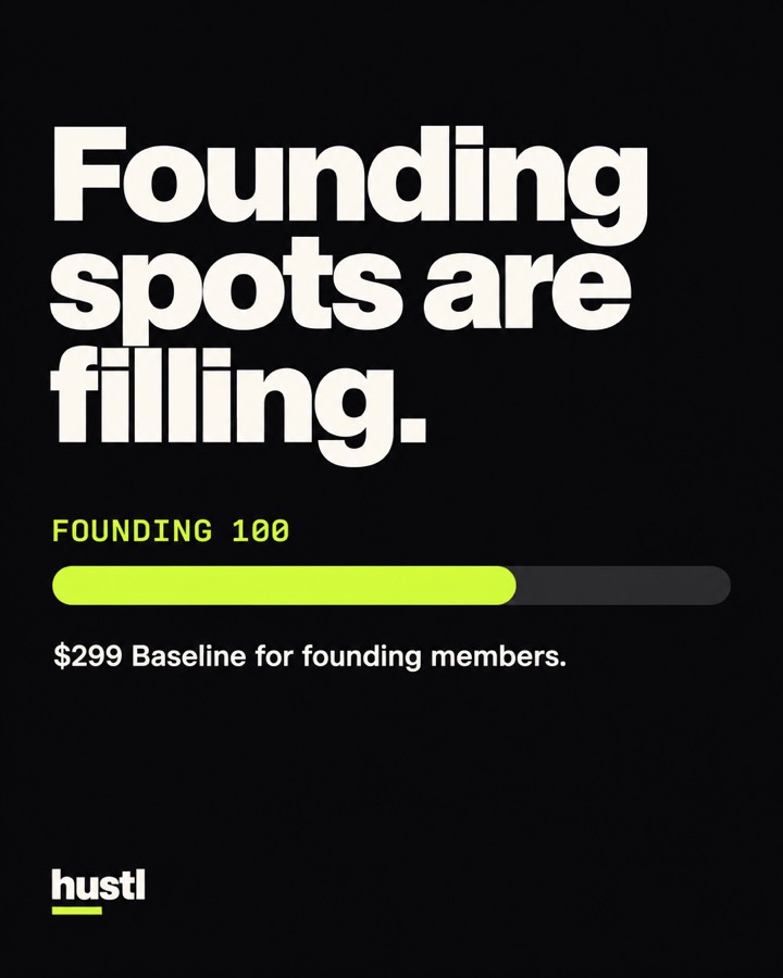 Founding spots are filling.