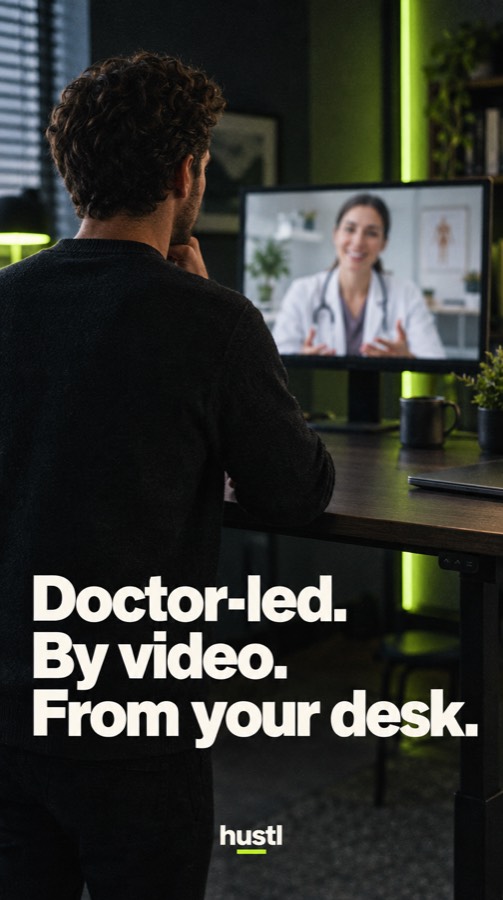 Doctor-led. By video. From your desk.